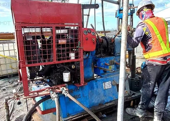 YBM mecanografíe la profundidad portátil de la perforadora los 200m del pozo para el ferrocarril