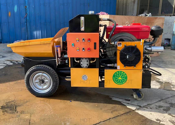 máquina robótica del hormigón proyectado de la bomba dual de los 8m³/H para la construcción