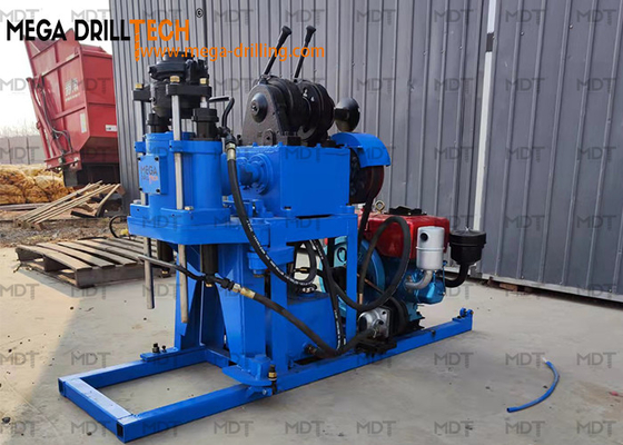 Máquina de perforación de muestra de suelo de plataforma de perforación de husillo agrícola de acero