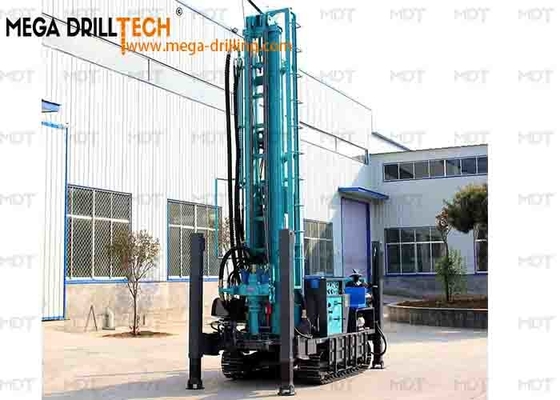 plataforma de perforación hidráulica de Rig For Water Well Crawler de la perforación rotatoria de la correa eslabonada de la profundidad de los 280m