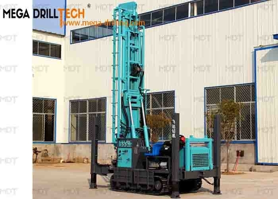 plataforma de perforación hidráulica de Rig For Water Well Crawler de la perforación rotatoria de la correa eslabonada de la profundidad de los 280m