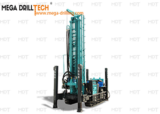 Tractor montado en el pozo de agua Rastreador hidráulico Rig de perforación 100m 800m