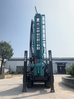 Estación de perforación de pozos de agua con bomba de aceite hidráulica con motor Yuchai de 75 kW