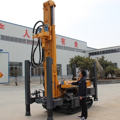 Excavadora de pozo de agua con doble motor giratorio
