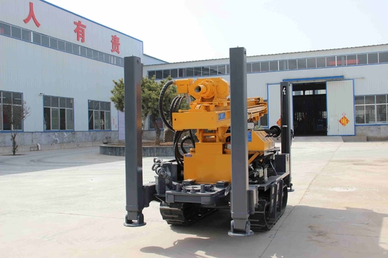 Equipo de perforación de pozos de agua portátil con motor turboalimentado Yuchai de 55 kW