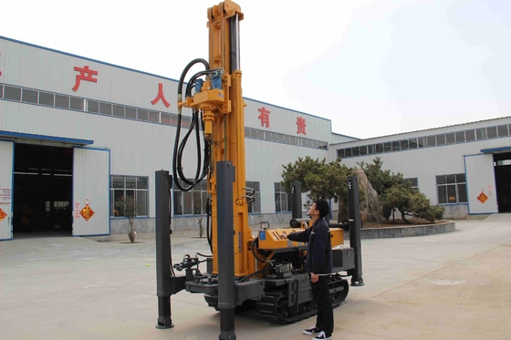 Equipo de perforación de pozos de agua portátil con motor turboalimentado Yuchai de 55 kW