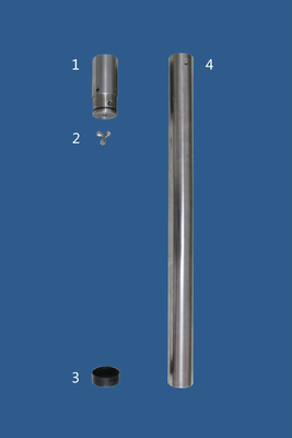 Muestreador de pistón de tubo Shelby de barril de base de perforación de pared delgada de 2 pulgadas