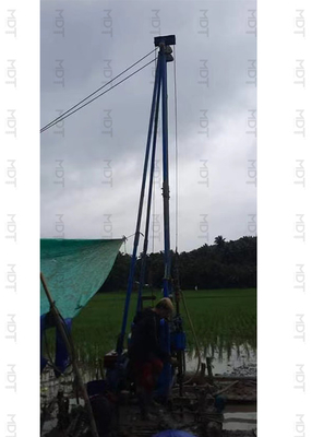 Perforadora portátil de pozo de 150 m de profundidad