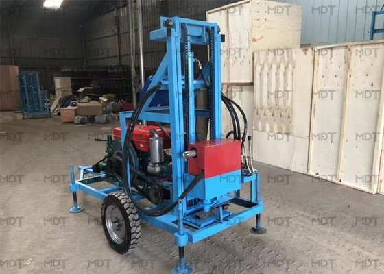 Máquina de perforación de pozos de agua portátil, compresor para perforación de pozos de agua, precio de la máquina de perforación de pozos hidráulicos