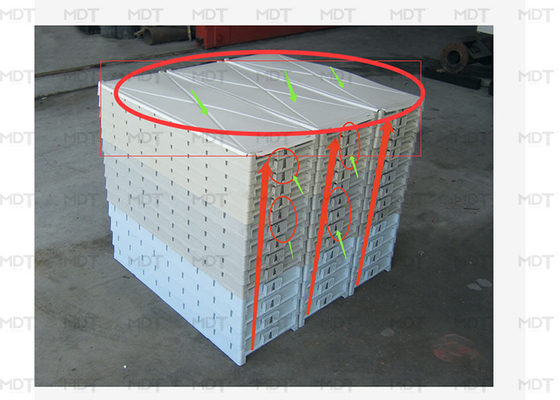 Muestra del suelo que almacena el HQ plástico de la base de la caja de la base en diversos tamaños