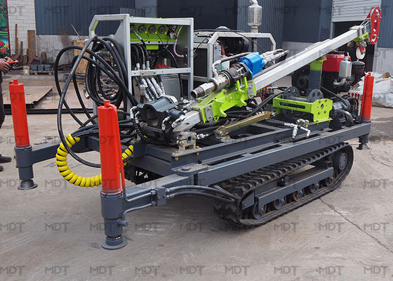 portátil del equipo de perforación del diamante de la plataforma de perforación de la base de la profundidad de 1200rpm los 300m