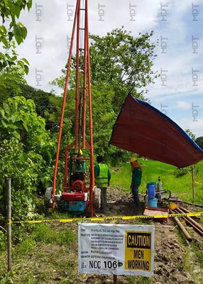 perforadora de la investigación del suelo del diámetro de 300m m para la exploración minera