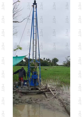 Máquina de perforación de geoingeniería rotativa y de percusión para pruebas y estudios de suelo