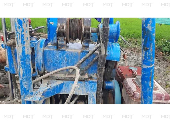 Máquina de perforación de geoingeniería rotativa y de percusión para pruebas y estudios de suelo
