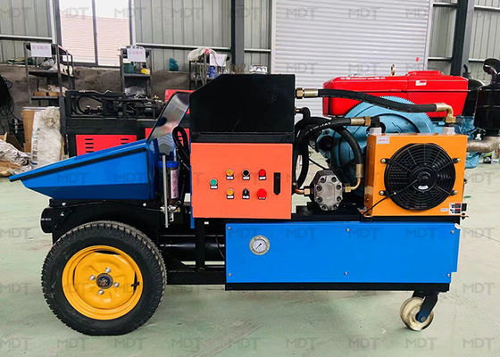 Máquina del hormigón proyectado de la mezcla de MDT-15 Mini Portable Self Loading Wet
