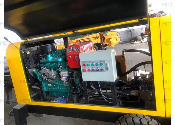 Bomba de lechada de hormigón montada sobre remolque de 15 m³/h MEGA DRILLTECH