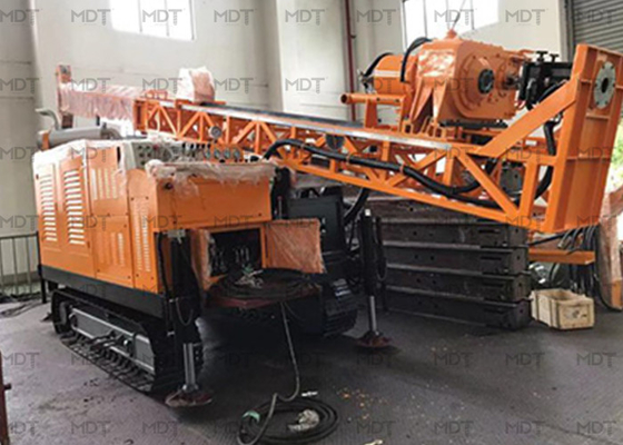 tipo perforadora de la rueda 140kw hidráulica de la base para minar alta velocidad rotatoria