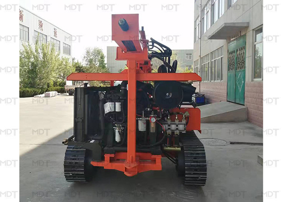 Ingeniería mecánica de la plataforma de perforación hidráulica sobre orugas de 100 m de profundidad