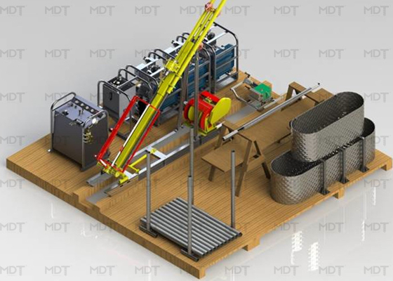 aparejo de taladro de la muestra de la base de la máquina del aparejo hidráulico multipropósito de la profundidad de los 600m
