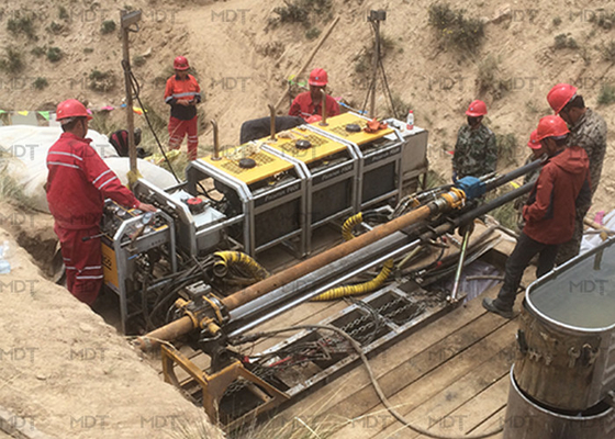 aparejo de taladro de la muestra de la base de la máquina del aparejo hidráulico multipropósito de la profundidad de los 600m