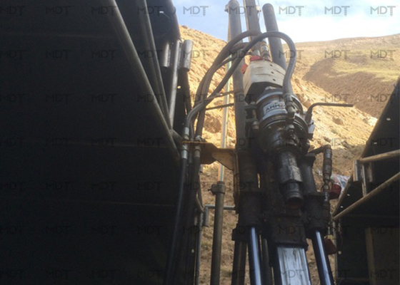 Perforación de prueba Rig Diamond Drill Rigs Portable de base del suelo 55KN