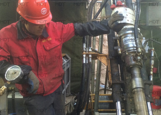 Perforación de prueba Rig Diamond Drill Rigs Portable de base del suelo 55KN
