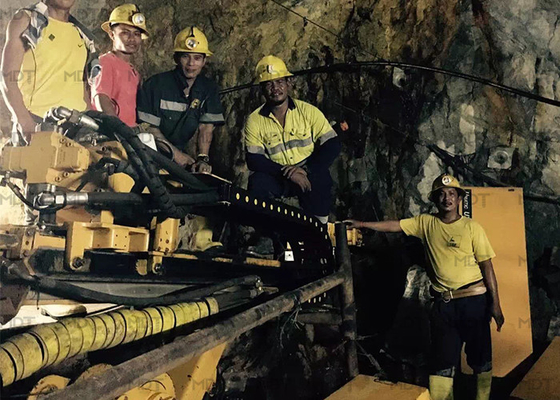 Máquina de perforación de túneles de 1000 metros, plataforma de perforación de diamante subterránea hidráulica