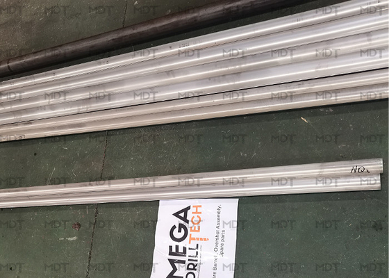 Longitud triple de perforación de acero inoxidable del tubo el 1.5m del barril de base NQ3