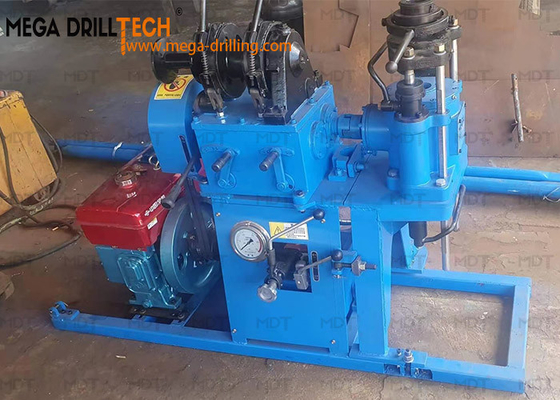 Pozo de agua que perfora el azul portátil de Diamond Core Drill Rig Small