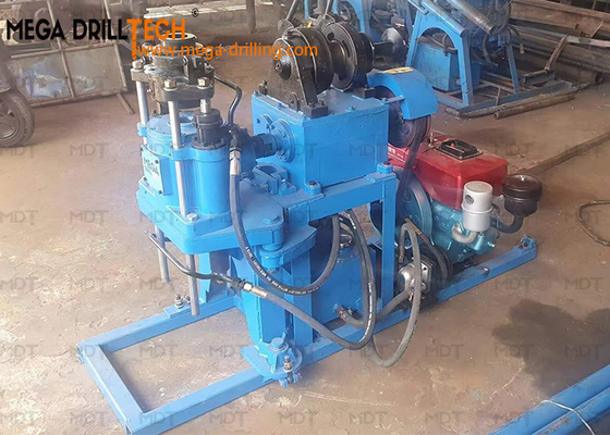 Pozo de agua que perfora el azul portátil de Diamond Core Drill Rig Small
