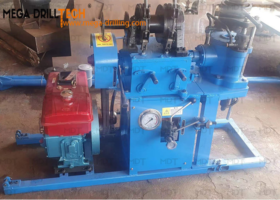 Pozo de agua que perfora el azul portátil de Diamond Core Drill Rig Small
